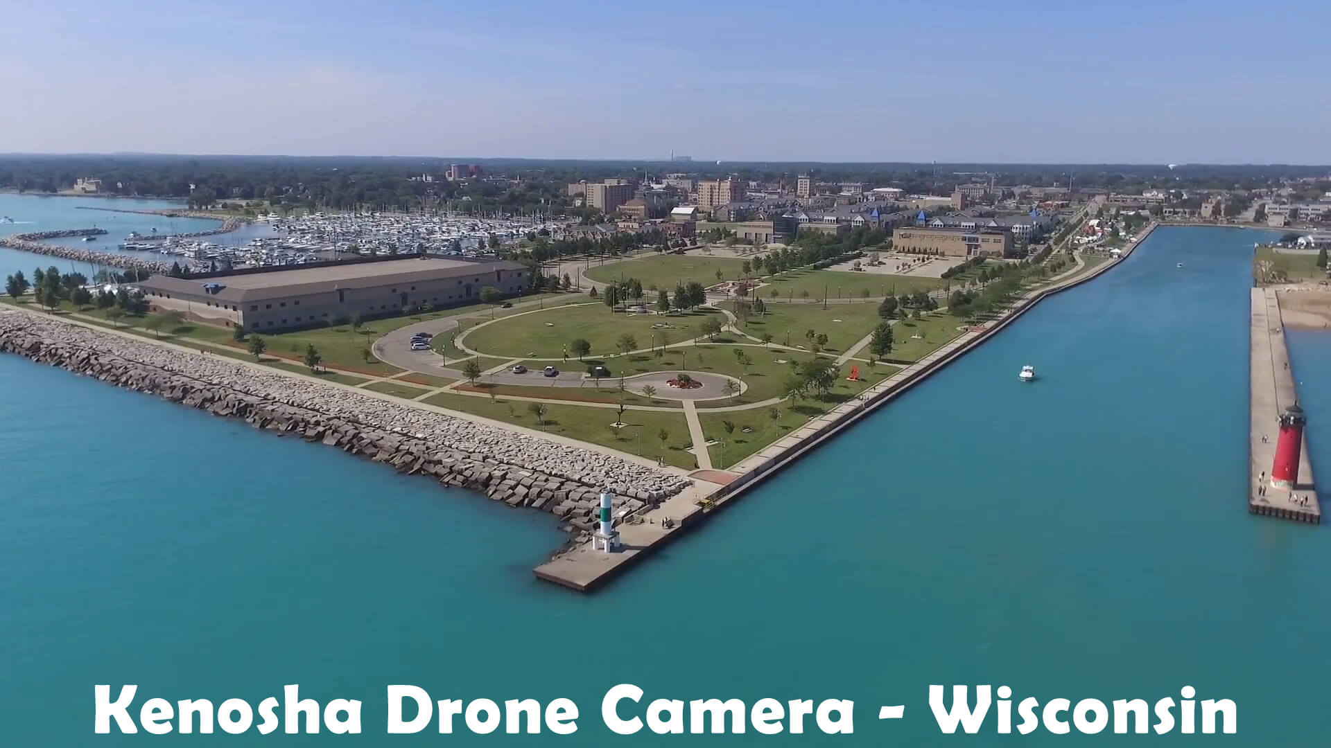 Kenosha Drone Camera - Wisconsin 